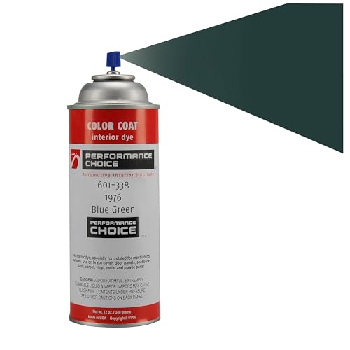 Blue Green Interior Color Coat Aerosol – Fits 1976 Corvette – C3 12oz Refinish Paint