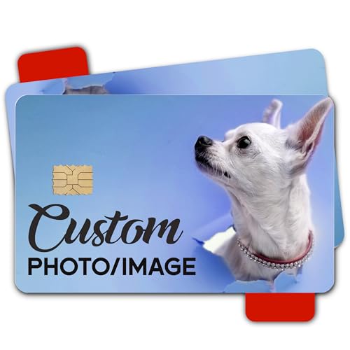 Custom Credit Card Cover - Personalized Debit Card Skin Sticker - Removable Debit Card Sticker - Vinyl Card Covers for Debit Cards - Slim, Waterproof Bank Card Skin Decal