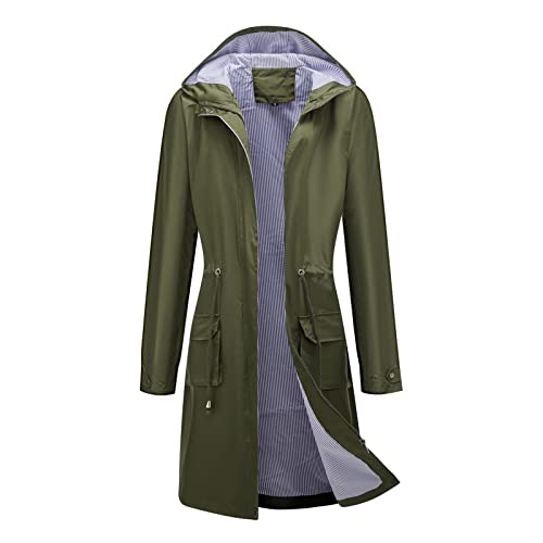 Gabardina impermeable mujer ideal para paseos cotidianos al aire libre 4