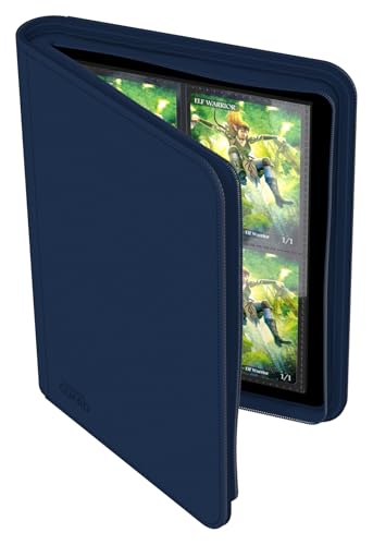 Image of Ultimate Guard Zipfolio 160 - 8 Pocket Xenoskin Dark Blue