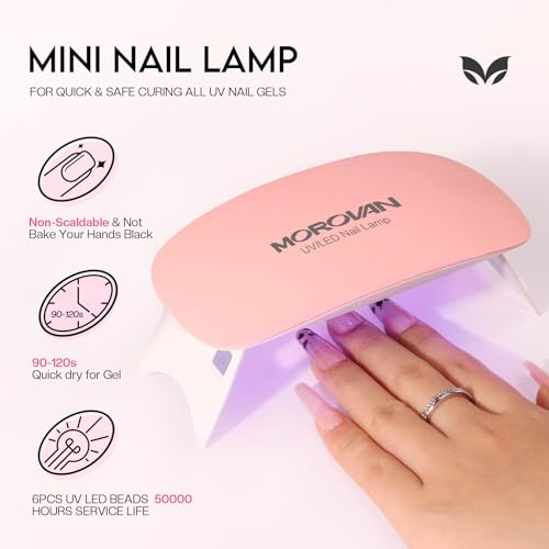 Morovan NO Acrylic Nail Kit With Everything: Starter Nail Kit Set Professional Acrylic thumb #6