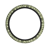 Installation facile : le matériau flexible et résistant permet une installation facile sans étapes ou outils compliqués. Il suffit de l'étirer et de le glisser sur le volant, en ajustant doucement pour un ajustement parfait.
