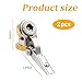 TNAIYH 2PCS Car Closed Ball Tire Chuck, 1/4'' Female NPT 2-Way Vehicle Locking Tire Inflator Nozzle with Quick Plug, Automotive Accessories for Tyre Air Compressor, Universal Fit