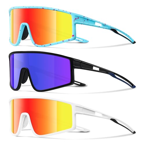 Image of Kids Polarized Sunglasses Youth Baseball Sun Glasses for Boys Girls | UV Protection,Toddler Softball Glasses, Gifts for Cycling,Running,Fishing,Hiking,Sports Stuff Beach Accessories for 3-12 Teen