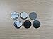 TUOKING Metal Stickers Design For Non-Magnetic Makeup Pans Suit For Blank Magnetic Makeup Palette (Diameter：25mm)