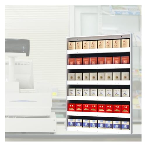 Dispensador de cigarrillos rectangular y estantes de exhibición de puros para comercios