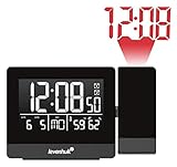 Levenhuk Wezzer BASE L70 Digital Thermometer with Rotating Time Projector, Calendar and Clock