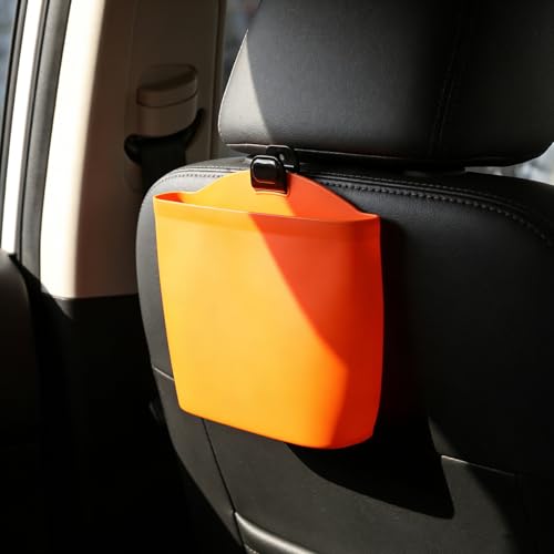 Poubelle de voiture en silicone pour éliminer les déchets des portières