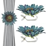 Embrasses de rideaux tournesol : leur design délicat en forme de tournesol s'harmonise parfaitement avec vos rideaux. ces embrasses sont à la fois pratiques et décoratives