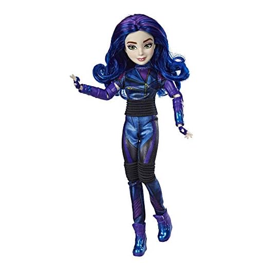 Disney Descendants Mal Doll,Inspired by Disney's Descendants 3, Fashion Doll for Girls