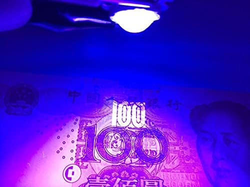 Miniatura 4 de Lámpara LED de alta potencia de 10 W ultra violeta UV 395nm 900mA 12V + lente de 60 grados