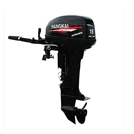 TFCFL 2 Stroke 18HP Electric Outboard Motor,Outboard Motor Boat Engine Water Cooling CDI System,246CC Heavy Duty Boat Engine Short Shaft 13.2KW