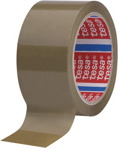 Tesa 4089 Lot de 6 rubans adhésifs en PP Marron 50 mm x 66 m