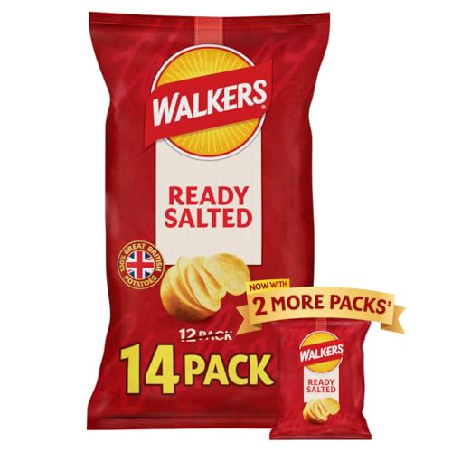 Walkers Ready Salted Multipack Crisps 14 x 25g