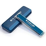 MUSICUBE Harmonicas for Adults 24 Holes, Tremolo Harmonica Key of C, Mouth Organ Blues Harmonica for