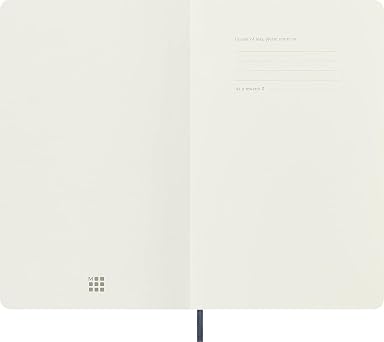 Moleskine Classic Notebook, Soft Cover, Large (5 x 8.25) Ruled/Lined, Sapphire Blue, 192 Pages
