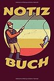  Notizbuch: 120 Seiten gepunktet dot grid blanko Planer Notizbuch als Geschenk für Angler und Fischer