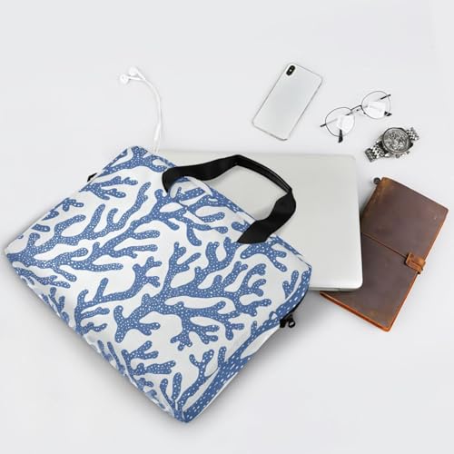 Bolso maletín para laptop azul coral 13-15.6 pulgadas miniatura 7