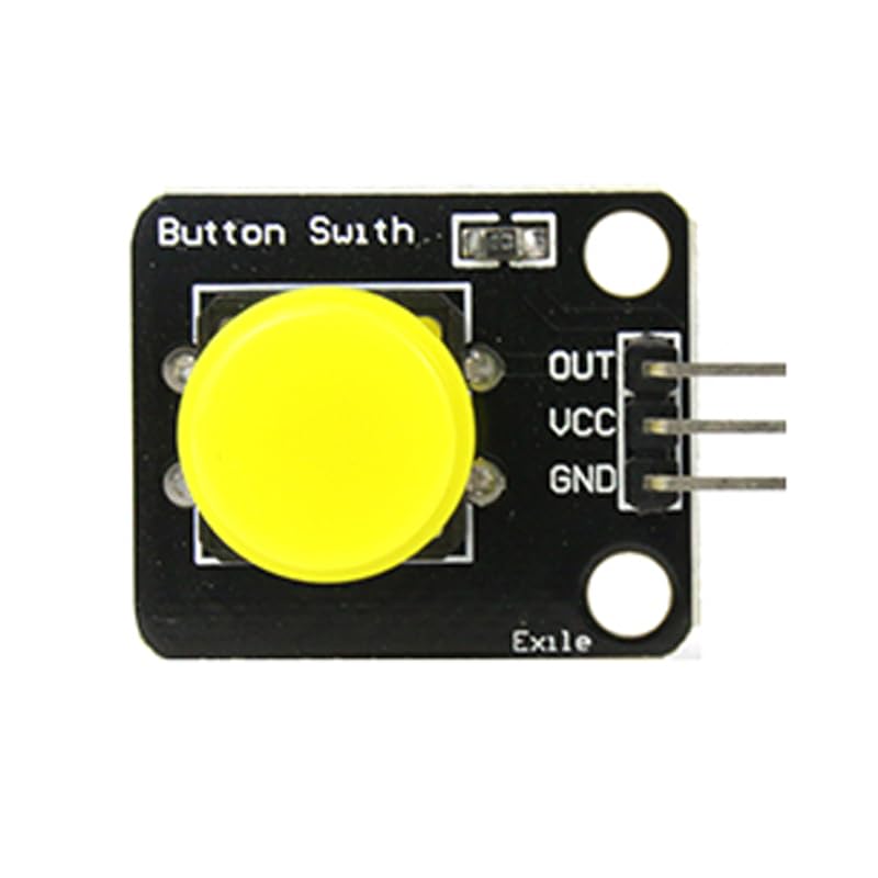 Miniatura 3 de 5 unidslote con tapa amarillo grande botón luz táctil interruptor módulo micro botón electrónico bloque de construcción