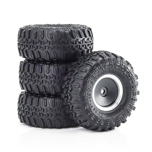 Pneus de rechange pour TRX4M anti-retournement, roues métal 1.0 pouce 55 mm FCX24 AX24