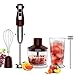 Produktbild Healthomse Stabmixer, Stabmixer Set 5 in 1 Pürierstab Edelstahl Testsieger, Pürierstab 800W Anti-Splash mit 12 Speed, 500ml Zerkleinerer, Schneebesen, 700ml Messbecher, BPA-freier