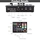 Mischpult, Gaming Audio Mixer Gaming Sachen RGB Soundkarte Audio-Interface mit Bluetooth Stimmverzerrer Funktion für PC/Phone/Gamer Creators/Live/YouTube/Individuelle Steuerung/Podcast
