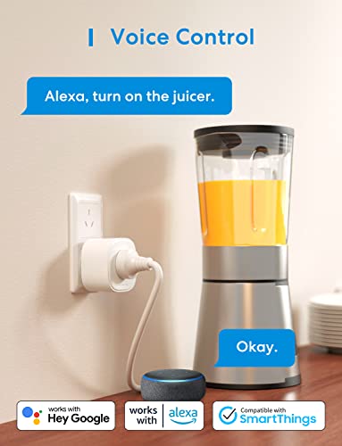 image for meross Smart Plug WiFi Outlet with Energy Monitor, App Remote Control,