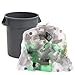 Primode 33 Gallon Recycling Trash Bags - 100 Count Heavy Duty Clear Garbage Bags for Indoor Or Outdoor Use 33x39 Made in The USA