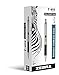 Zebra Pen 29210 Zebra F-402 Ballpoint Stainless Steel Retractable Pen, Fine Point, 0.7mm, Black Ink, 12-Count
