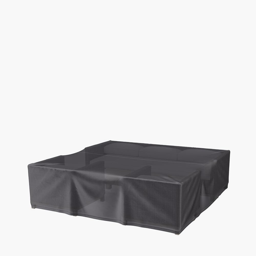 Platinum AeroCover für Outdoor-Lounge-Set, leichte Ripstop-Polyester-Abdeckung für Gartenmöbel, Tisch und Stühle, starke, wasserdichte, atmungsaktive Abdeckungen, lichtbeständig, B 275 x T 275 x H 70