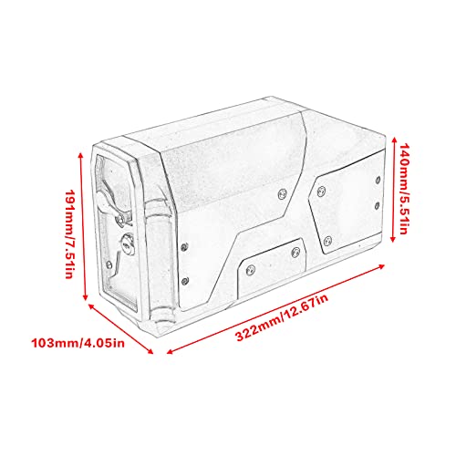 Motorcycle Tool Box Compatible with BMW R1250GS/ADV R1200GS/ADV 2003-2023 by GIDIBII - Used condition - Image 2
