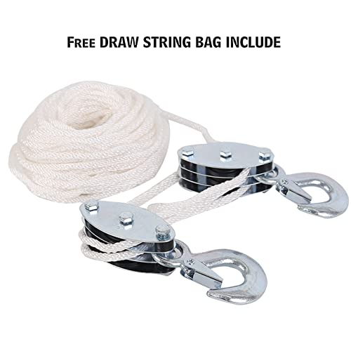 image for XSTRAP STANDARD Heavy-Duty 2,000 LB Breaking Strength 50 FT Rope Hoist