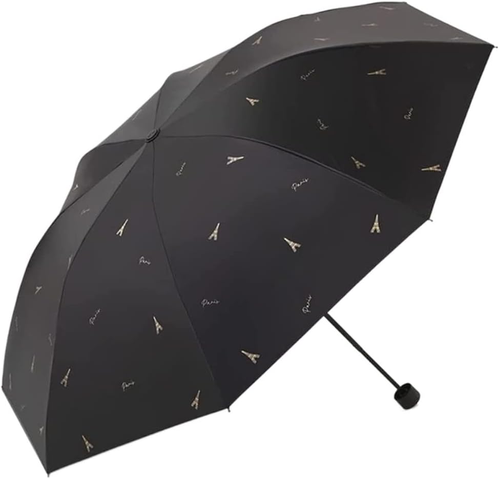 Portable Umbrella for Travel Portable Umbrella Parasol Strong Compact Folding Waterproof Travel Umbrella for Sun Sunny Rain Umbrella Outdoor(C)