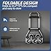 RJTEK 【Upgraded Version】 Stair Climber Hand Truck and Dolly, 350 Lb Capacity Stair Climbing cart Heavy-Duty Trolley Cart Heavy-Duty Luggage cart Stair Dolly Lightweight with Telescoping Handle