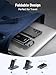 Wireless Charger for Samsung Charging Station with Clock for Samsung Galaxy S25 Ultra/S24/Z Fold 7/Flip 7/Bud, Watch Charger for Samsung Galaxy Watch 8/7/6/5Pro, 3 in 1 Foldable Charging Station Grey