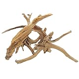 Hamiledyi 2 Pcs Natural Aquarium Driftwood Reptile Spider Wood Ornament Assorted Branches Natural Driftwood Log Fish Tank Decoration（7-10in