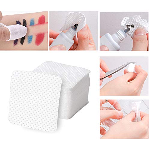 Absorbable Makeup Cleaner Wipes 500 Stück Wattepads Komfortabel zum Reinigen des Nagels zum Entfernen des Nagellacks – Bild 7