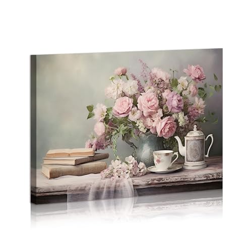 Floral Framed Wall Art Aesthetic Valentines Day Gifts Vintage Wall