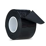 Ancho: 50mm; Longitud: 4.5m ; Grosor: 30 mil. Más ancho, más largo y más grueso que la mayoría de las otras marcas. Dos capas: el exterior es una capa resistente al polvo, el interior es una capa autofundente.
