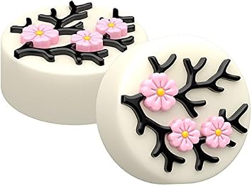 Japanese Cherry Blossom Sandwich Cookie Chocolate Candy Mold