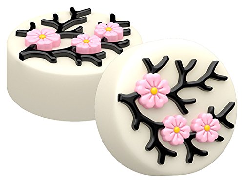 SpinningLeaf Molde japonés de cerezo en flor para sándwich, galletas, chocolate, caramelos