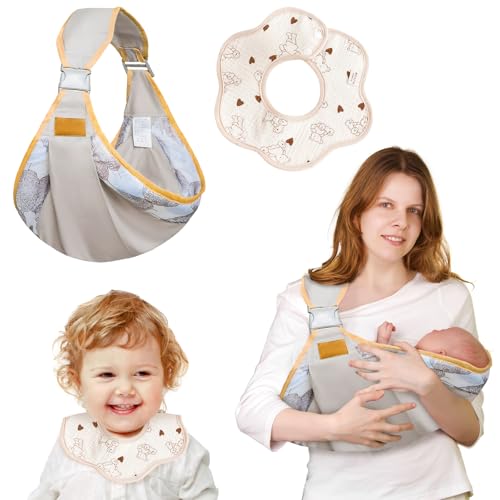 FairyPeach Toddler Carrier, Hasta 20kg, Porteo Adjustable, Mochila Portabebés Lateral, Fular Portabebe, Paquete de Portabebés, Portabebés Envuelto, para Niños Pequeños de 0 a 36 Meses, Babero Incluido FairyPeach Toddler Carrier, Hasta 20kg, Porteo Adjustable, Mochila Portabebés Lateral, Fular Portabebe, Paquete de Portabebés, Portabebés Envuelto, para Niños Pequeños de 0 a 36 Meses, Babero Incluido