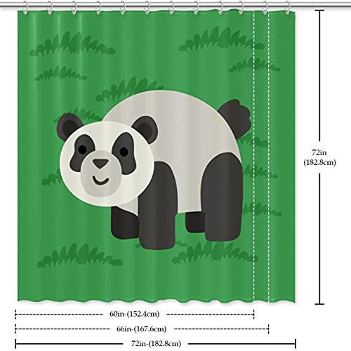 Rideau de douche pandan vert 183x183 imperméable grand format - 7
