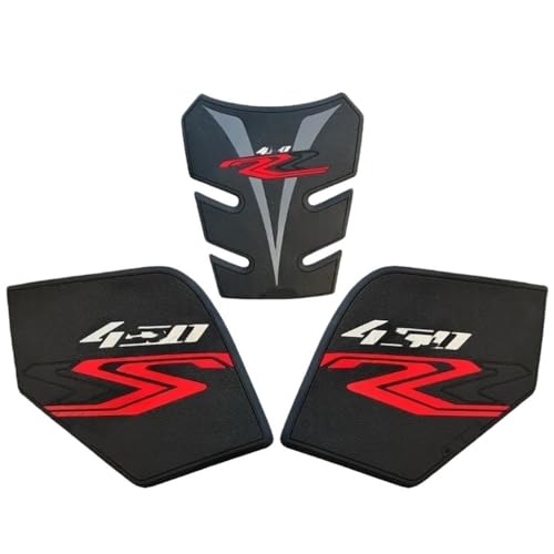 Protection de réservoir caoutchouc moto 450RR au fini technique soigné