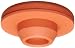 Wheaton 224100-170 Rubber 20mm Straight Plug Style Stopper, Natural Red Rubber/40 (Case of 1000)