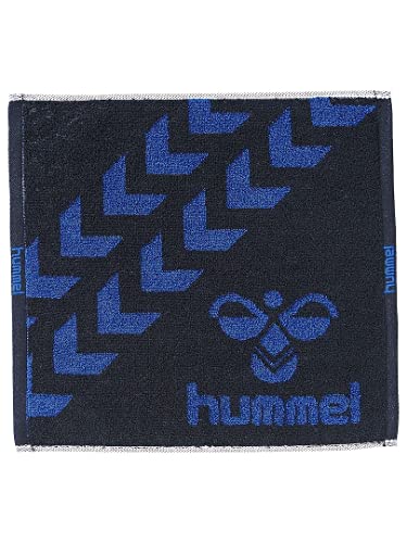 [ヒュンメル] タオル ハンドタオル HAA5022 ブラック×ロイヤルブルー(9063) Free