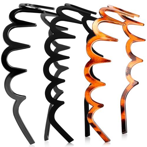 Bandeau dents de requin noir mat pour retenir vos cheveux pendant le sport