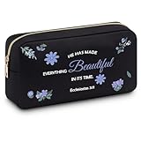 Baipilu Inspirational Bible Verse Gifts Makeup Cosmetic Bag Christian Gifts for Women Sister Friend Religious Encouragement Gifts Spiritual Gifts Christmas Birthday Gifts for Women Mom Sister Friends