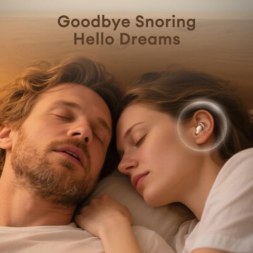 Image of PAXA Invisible Sleep Earbuds for Side Sleepers, Small Earbuds | Bluetooth 6.0 Sleep Headphones with Soft Silicone Tips, Mini Earbuds for Sleeping, Snoring Noise Isolation, S13 Beige