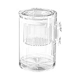 Breeder Box for Fish Tank - Babys Fish Separator, Acrylic Transparent Incubator, Suction Cup Aquarium Accessory | Betta Guppy Killifish Shrimp for Betta Killifish Shrimp